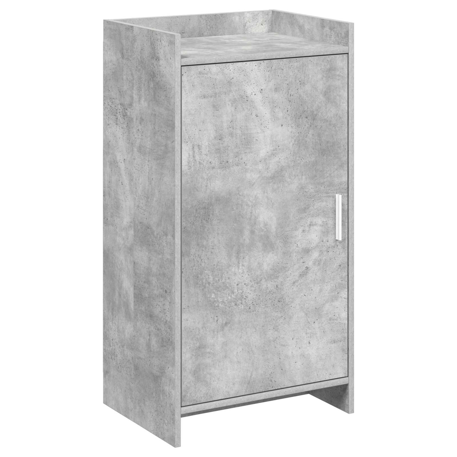 Schuhschrank mit Tür Betongrau 48 x 36 x 92 cm Holzwerkstoff