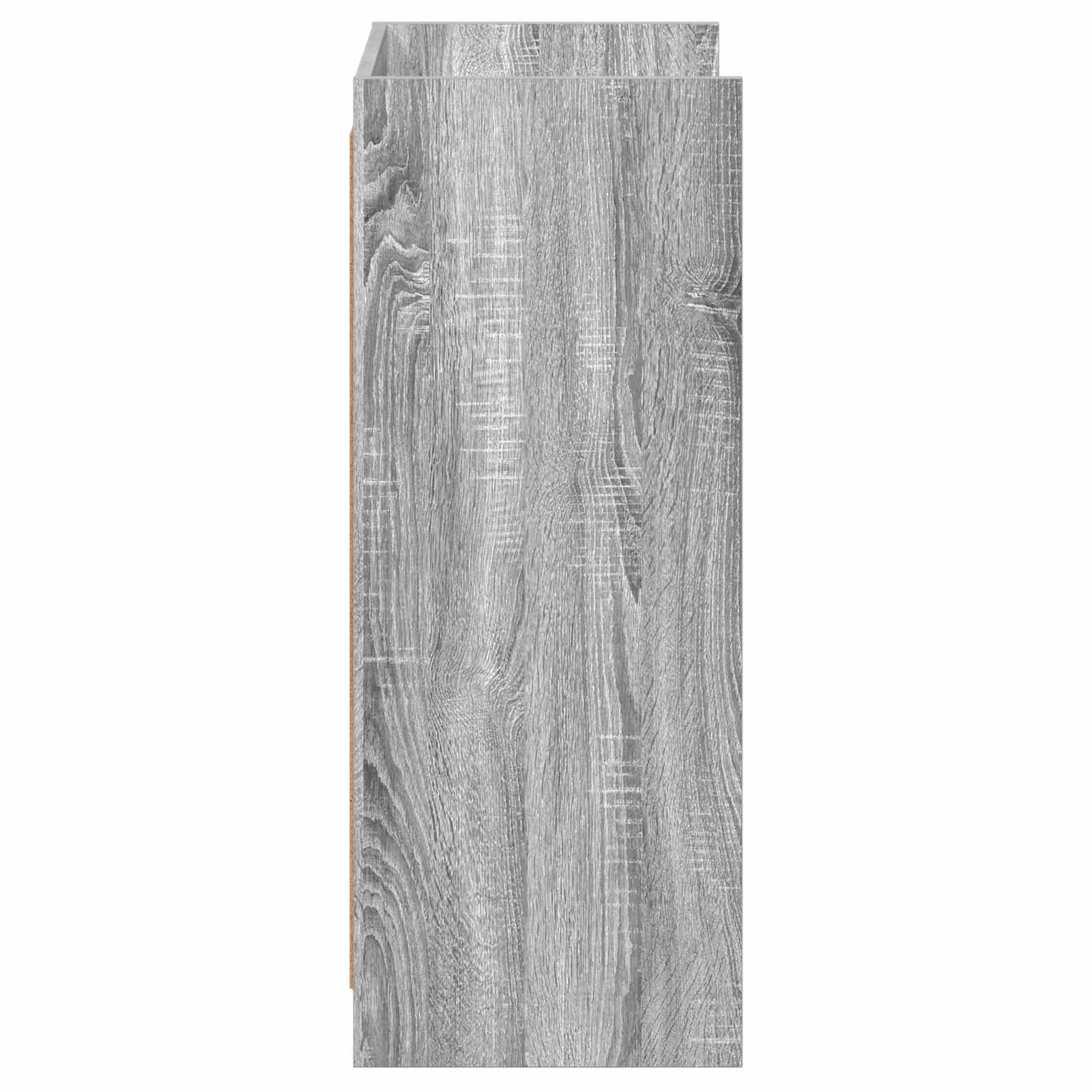 Schuhschrank mit Tür Grau Sonoma 48 x 36 x 92 cm Holzwerkstoff
