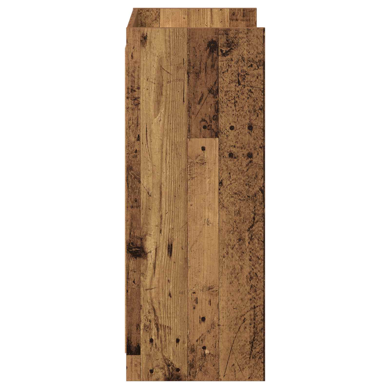 Schuhschrank mit Speicher Altholz 48 x 36 x 92 cm Holzwerkstoff