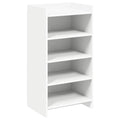 Schuhschrank mit Speicher Weiß 48 x 36 x 92 cm Holzwerkstoff