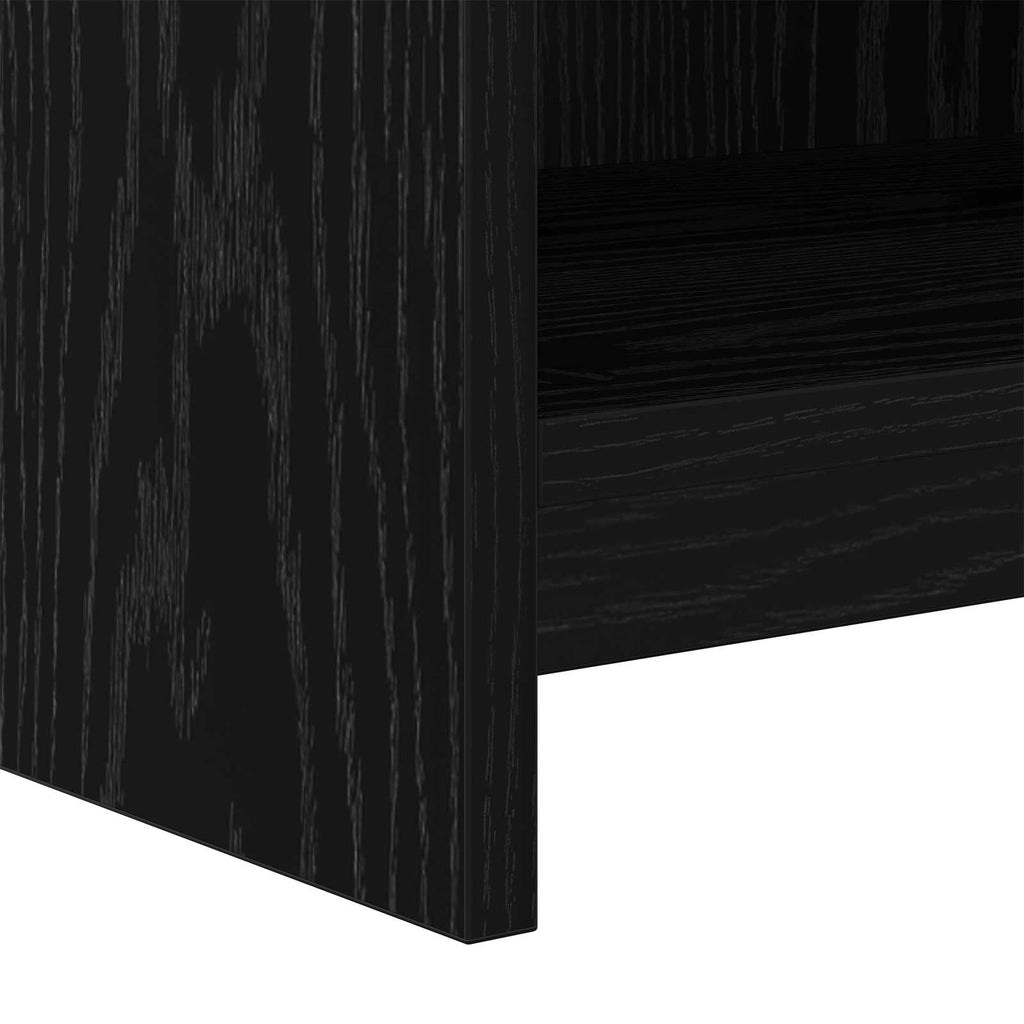 Schuhschrank Schwarze Eiche 48 x 36 x 92 cm Holzwerkstoff