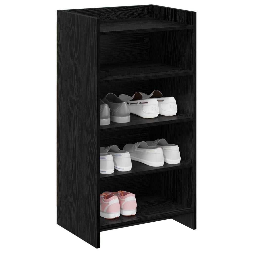 Schuhschrank Schwarze Eiche 48 x 36 x 92 cm Holzwerkstoff