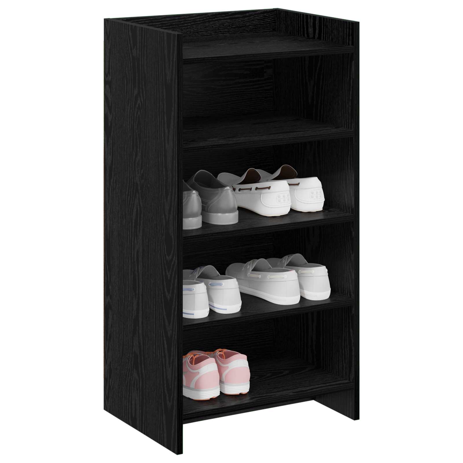 Schuhschrank Schwarze Eiche 48 x 36 x 92 cm Holzwerkstoff