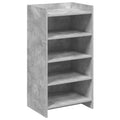 Schuhschrank Betongrau 48 x 36 x 92 cm Holzwerkstoff