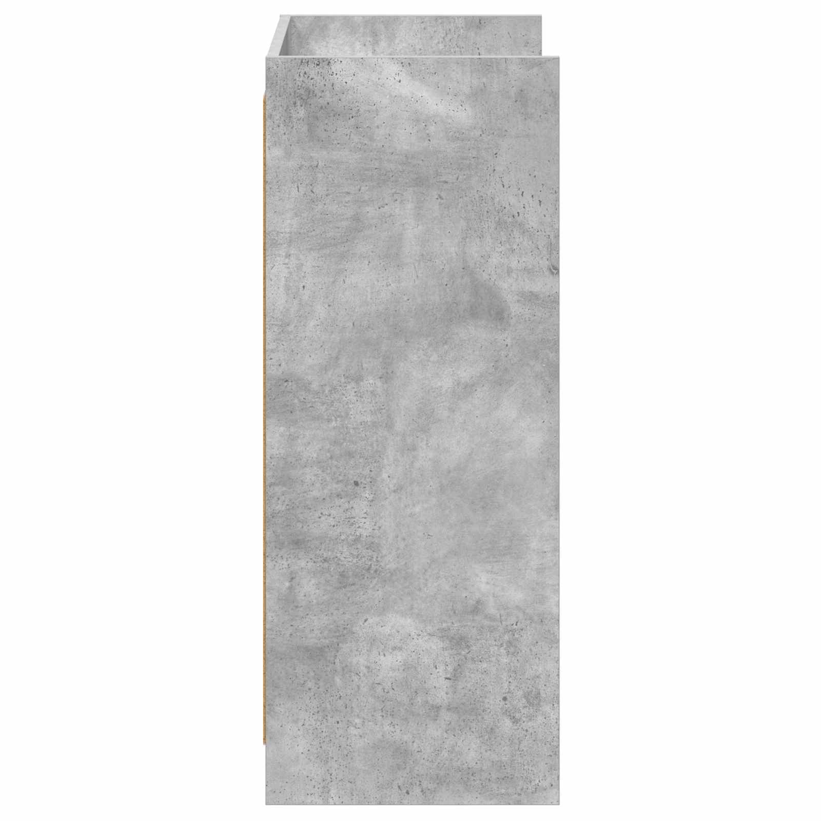 Schuhschrank Betongrau 48 x 36 x 92 cm Holzwerkstoff