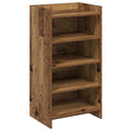 Schuhschrank mit Speicher Altholz 48 x 36 x 92 cm Holzwerkstoff