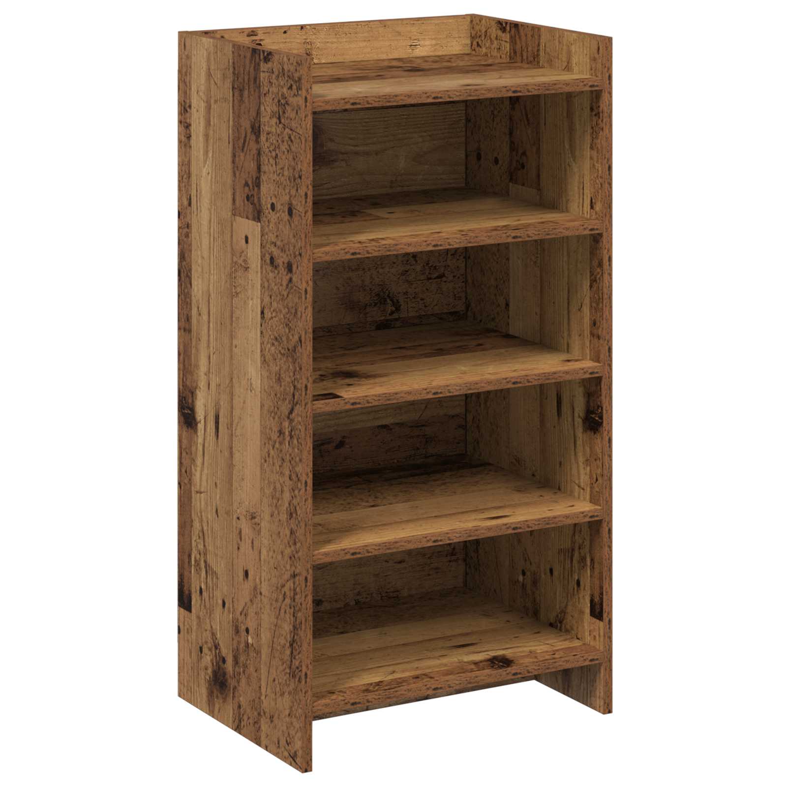 Schuhschrank mit Speicher Altholz 48 x 36 x 92 cm Holzwerkstoff