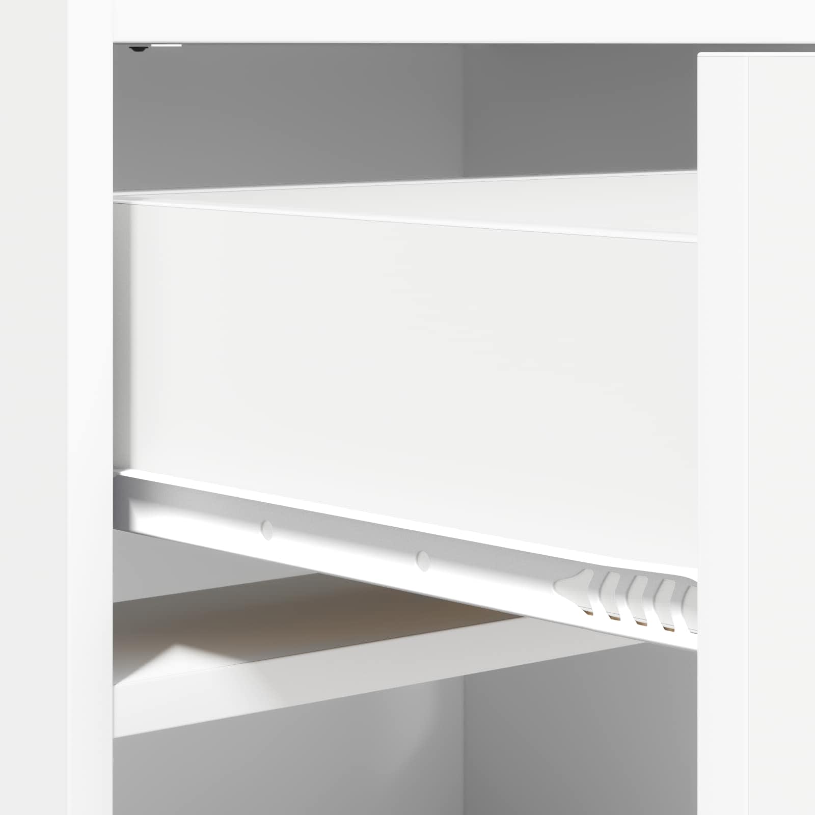Schuhschrank mit Schubladen Weiß 48 x 36 x 92 cm Holzwerkstoff