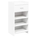 Schuhschrank mit Schubladen Weiß 48 x 36 x 92 cm Holzwerkstoff