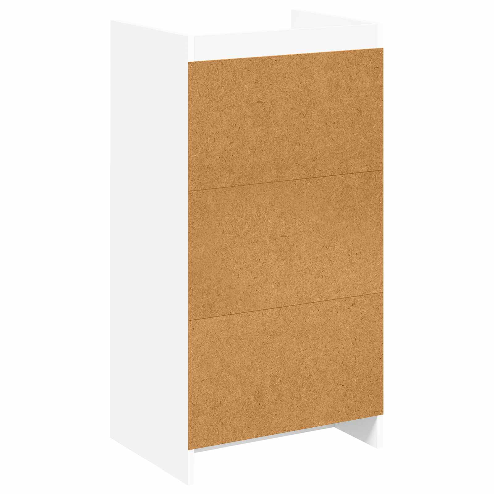Schuhschrank mit Schubladen Weiß 48 x 36 x 92 cm Holzwerkstoff
