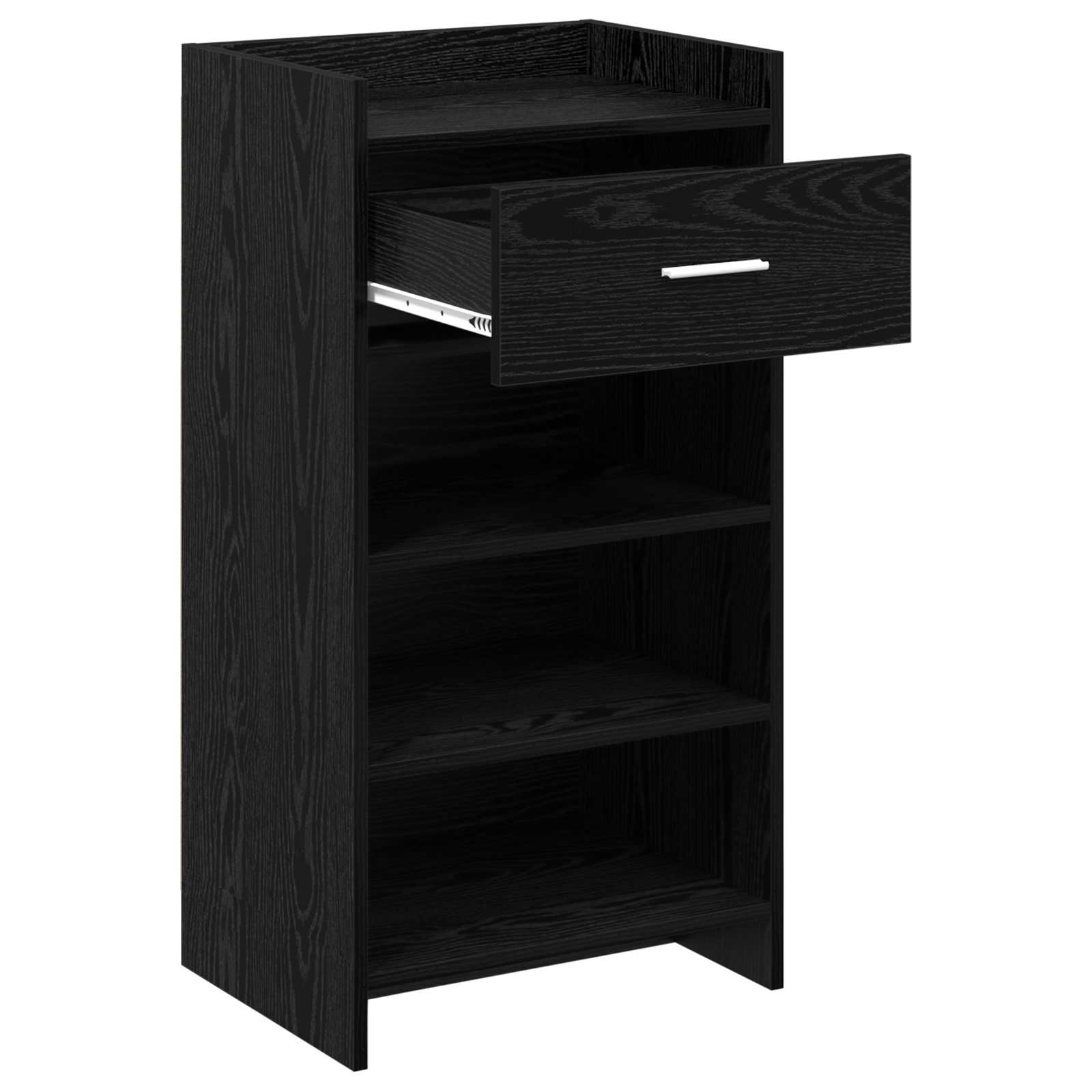 Schuhschrank Schwarze Eiche 48 x 36 x 92 cm Holzwerkstoff