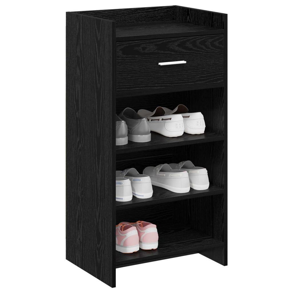 Schuhschrank Schwarze Eiche 48 x 36 x 92 cm Holzwerkstoff