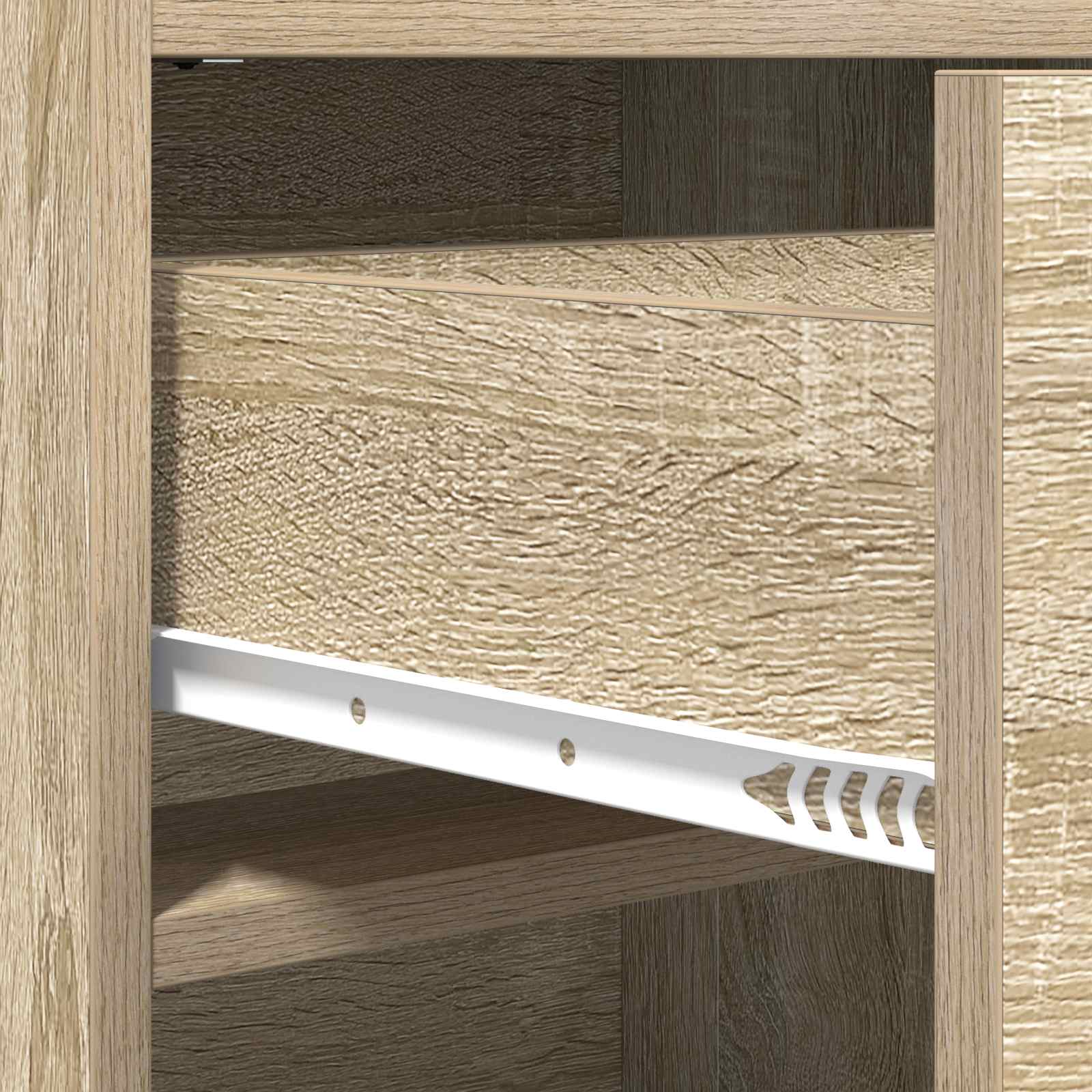 Schuhschrank Sonoma-Eiche 48 x 36 x 92 cm Holzwerkstoff
