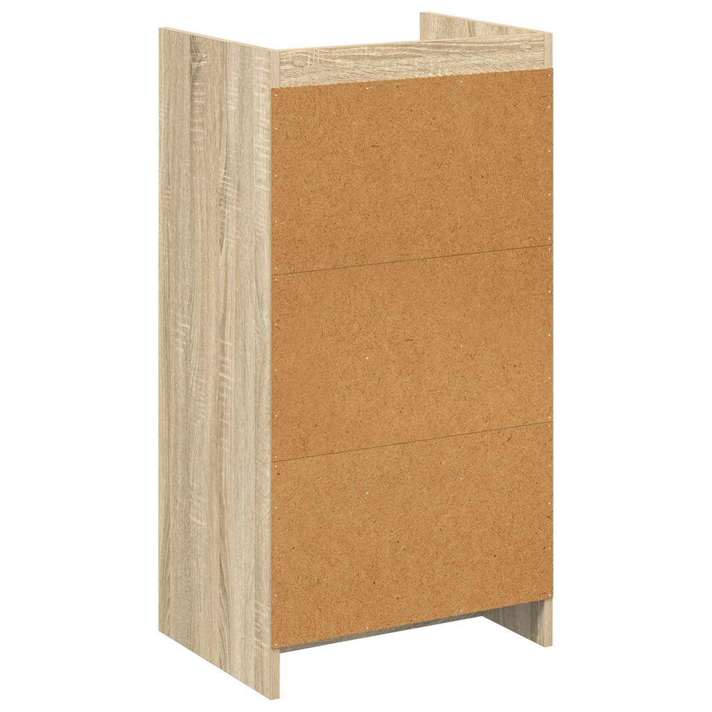 Schuhschrank Sonoma-Eiche 48 x 36 x 92 cm Holzwerkstoff