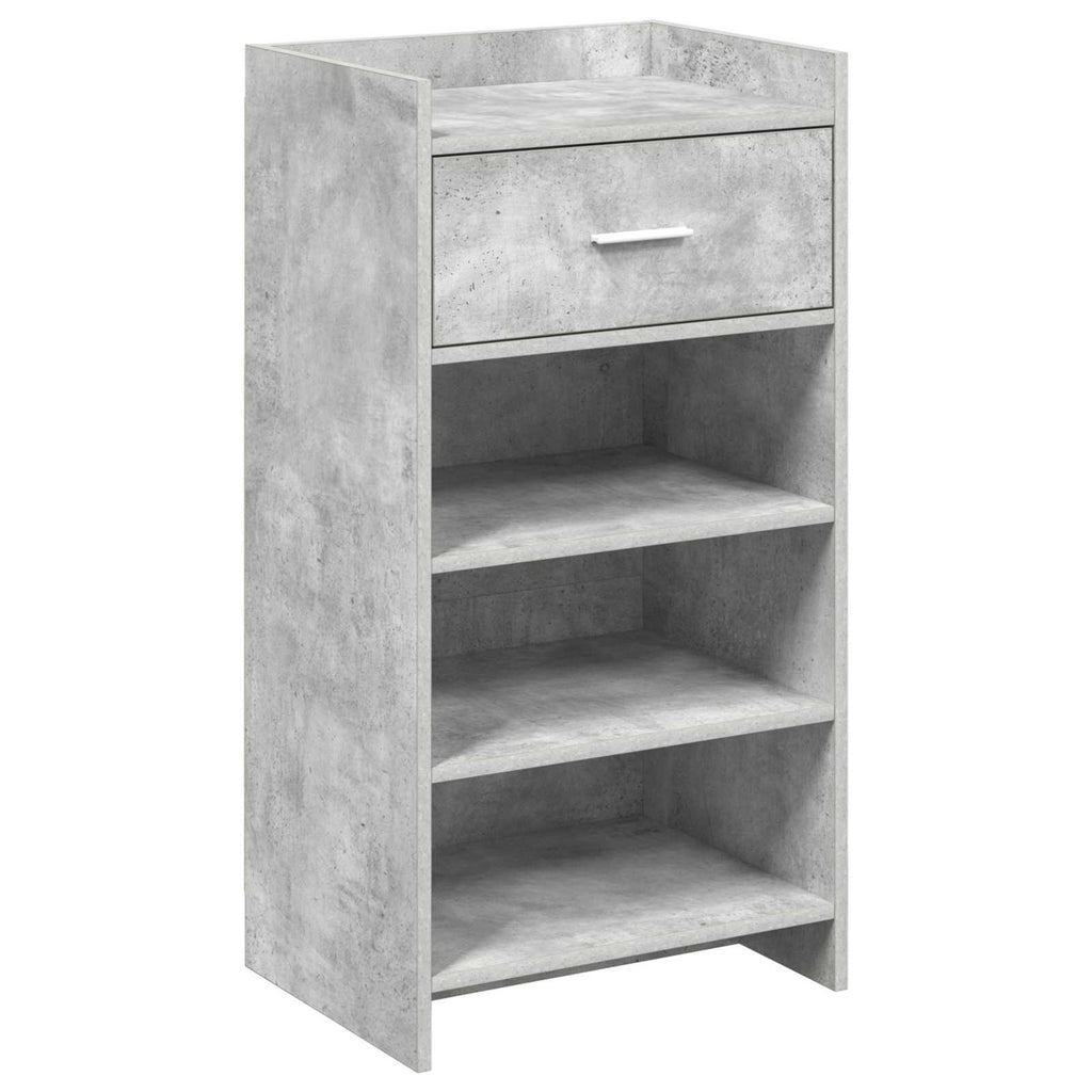 Schuhschrank Betongrau 48 x 36 x 92 cm Holzwerkstoff