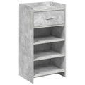 Schuhschrank Betongrau 48 x 36 x 92 cm Holzwerkstoff