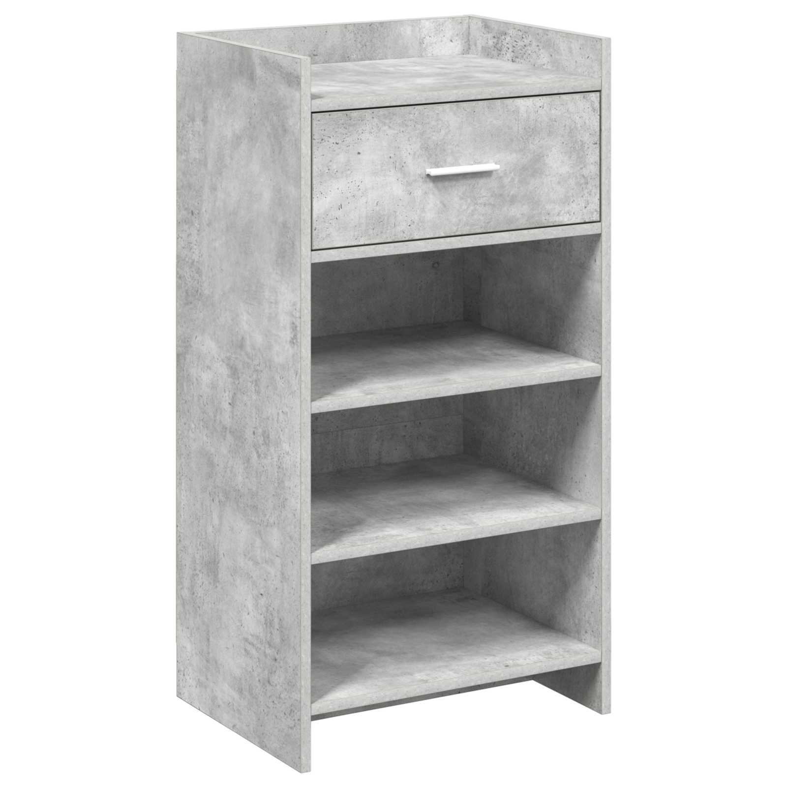 Schuhschrank Betongrau 48 x 36 x 92 cm Holzwerkstoff