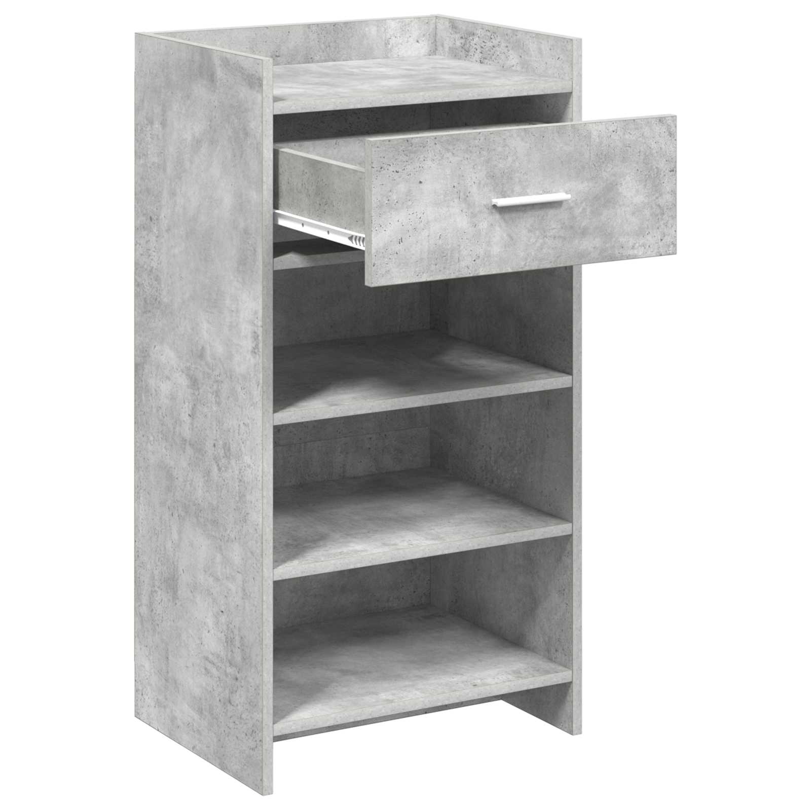Schuhschrank Betongrau 48 x 36 x 92 cm Holzwerkstoff