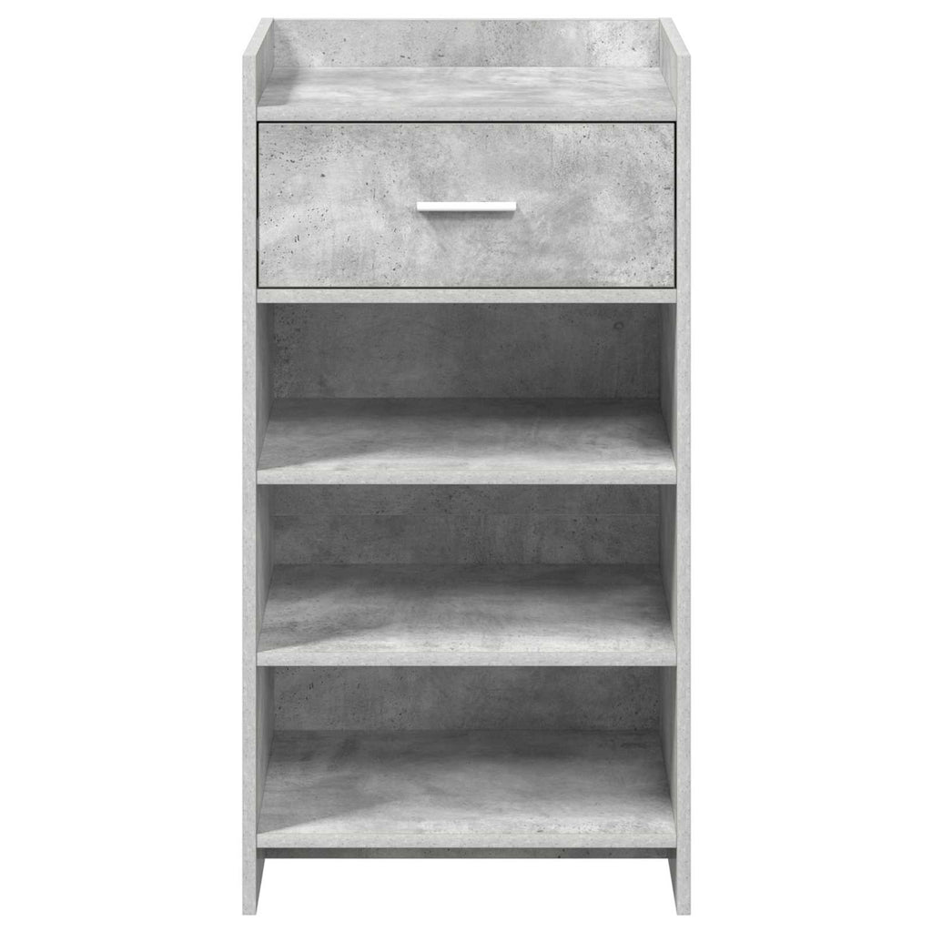 Schuhschrank Betongrau 48 x 36 x 92 cm Holzwerkstoff