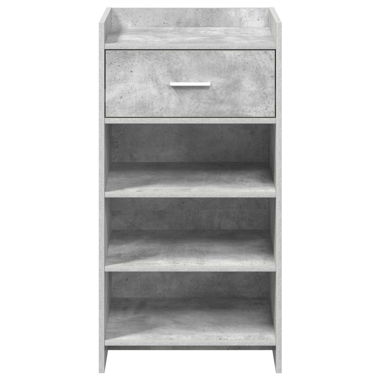Schuhschrank Betongrau 48 x 36 x 92 cm Holzwerkstoff