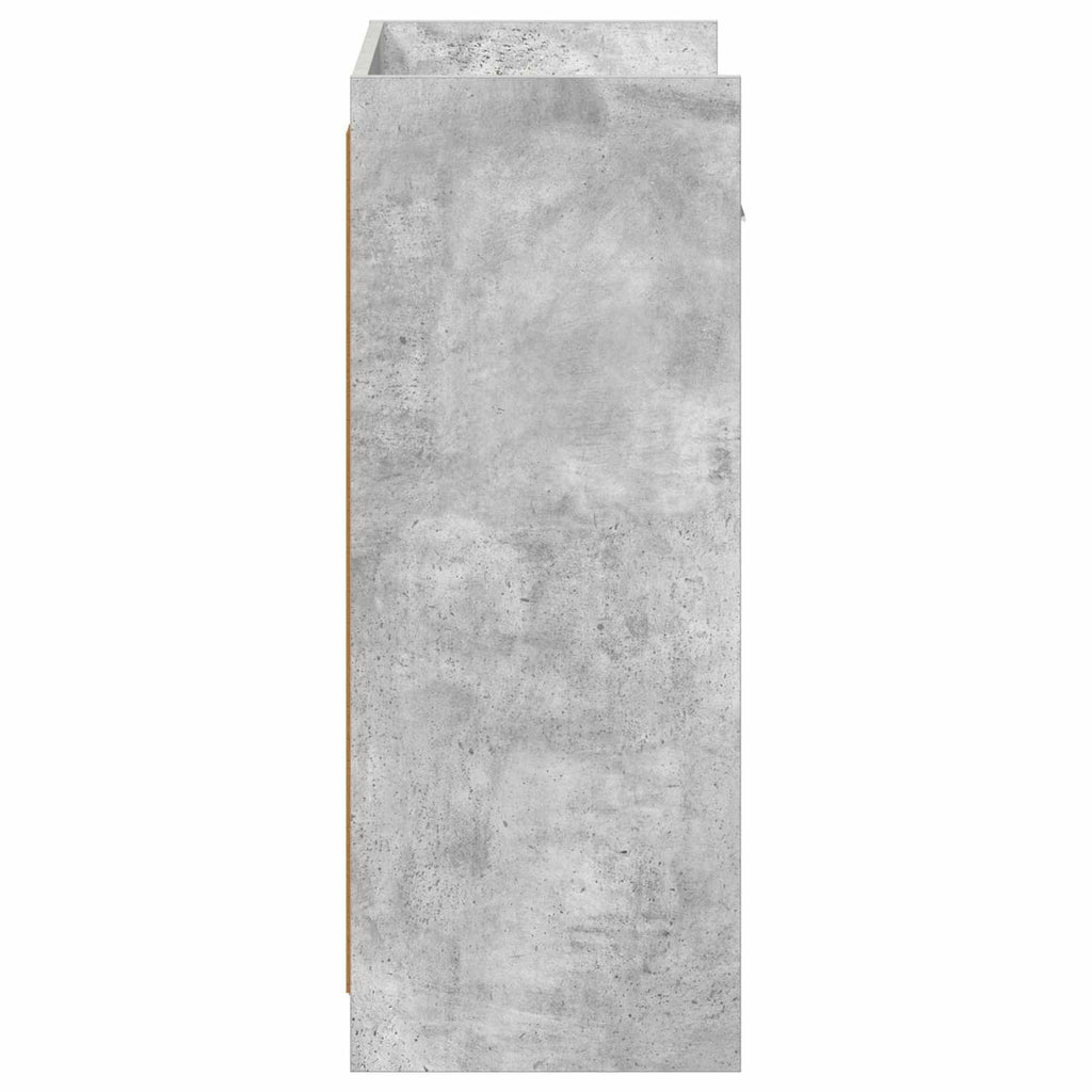 Schuhschrank Betongrau 48 x 36 x 92 cm Holzwerkstoff