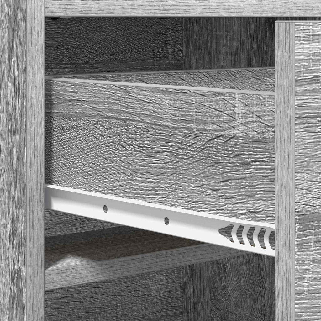 Schuhschrank Grau Sonoma 48 x 36 x 92 cm Holzwerkstoff