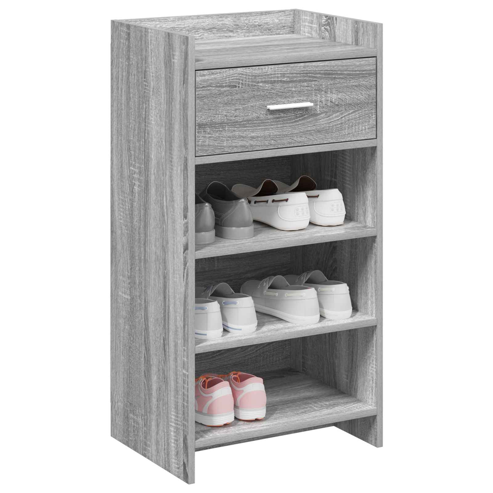 Schuhschrank Grau Sonoma 48 x 36 x 92 cm Holzwerkstoff