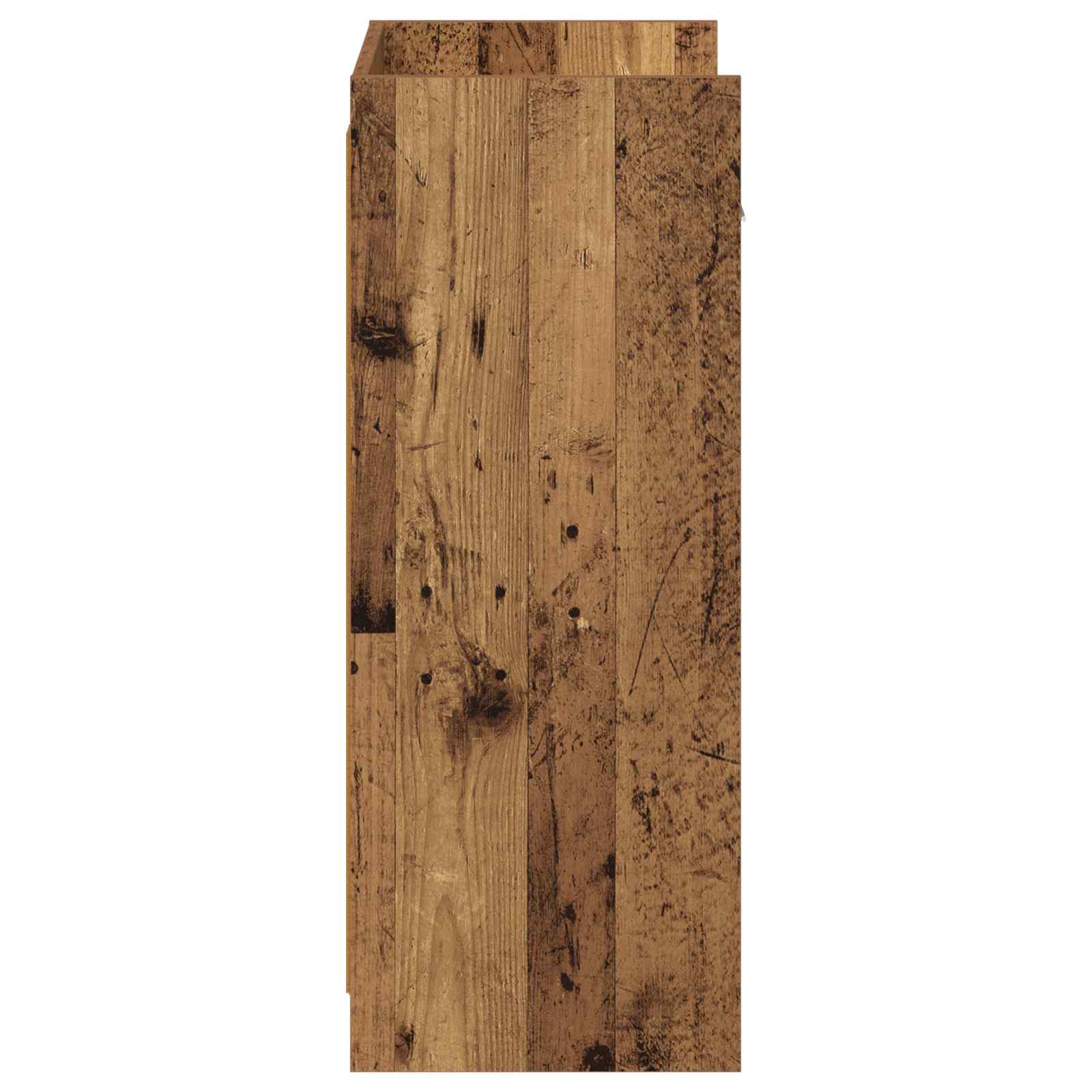 Schuhschrank mit Speicher Altholz 48 x 36 x 92 cm Holzwerkstoff