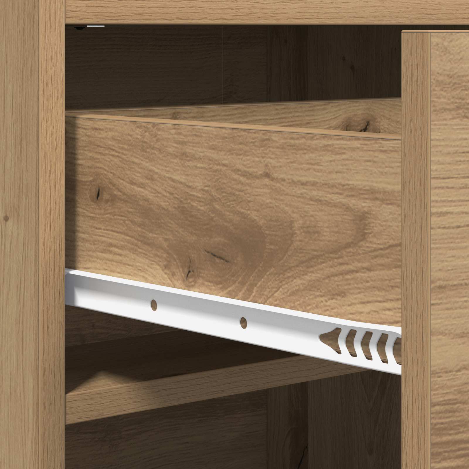 Schuhschrank Artisan-Eiche 48 x 36 x 92 cm Holzwerkstoff