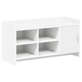 Schuhschrank mit Speicher Weiß 100 x 39,5 x 51 cm Holzwerkstoff