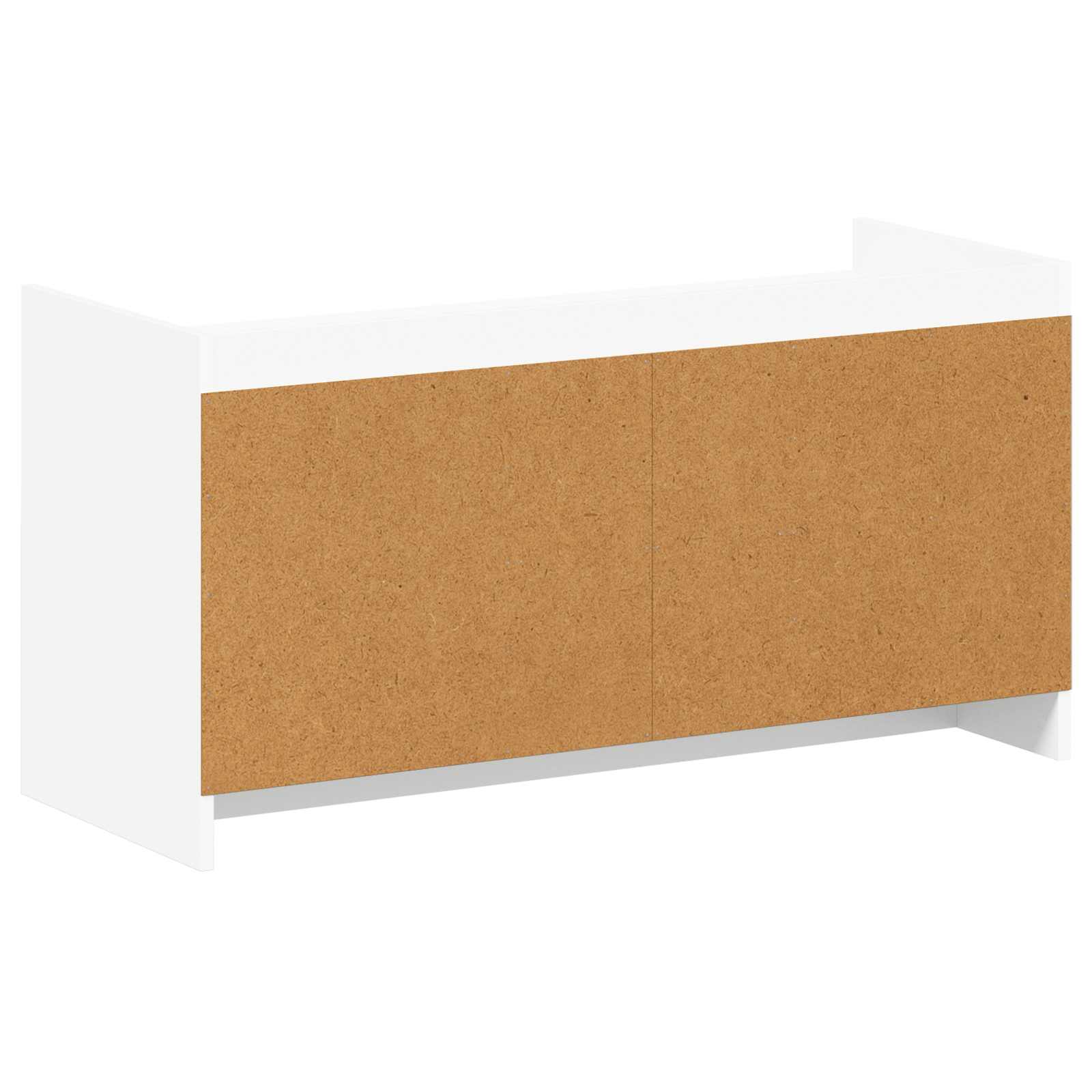 Schuhschrank mit Speicher Weiß 100 x 39,5 x 51 cm Holzwerkstoff