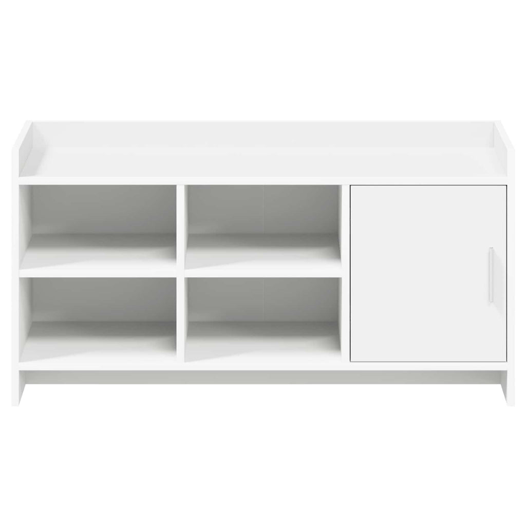 Schuhschrank mit Speicher Weiß 100 x 39,5 x 51 cm Holzwerkstoff