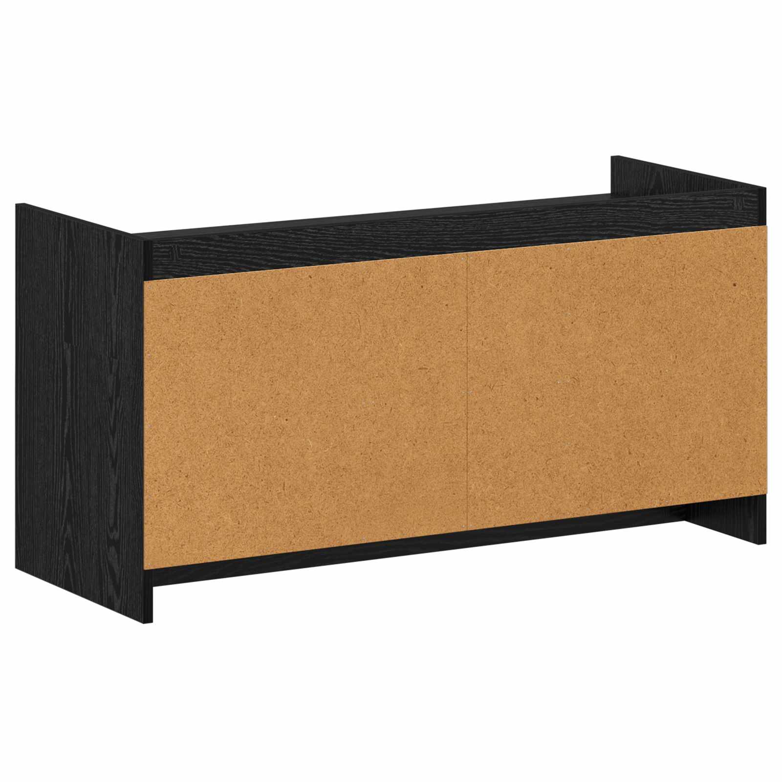 Schuhschrank Schwarze Eiche 100 x 39,5 x 51 cm Holzwerkstoff