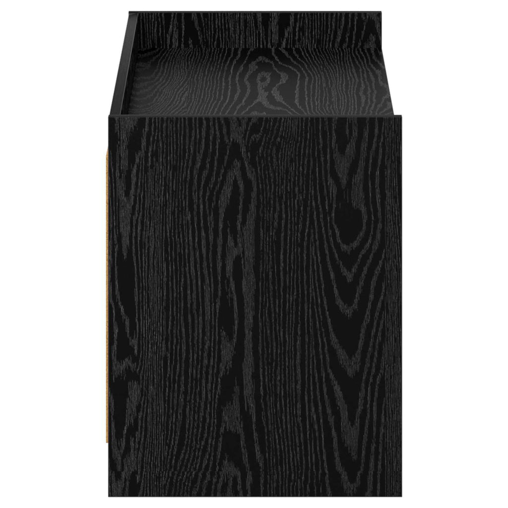 Schuhschrank Schwarze Eiche 100 x 39,5 x 51 cm Holzwerkstoff