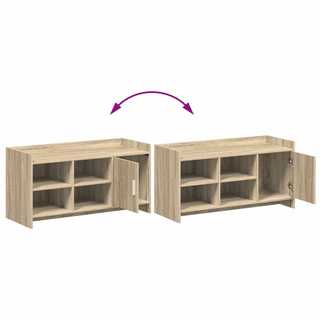 Schuhschrank Sonoma-Eiche 100 x 39,5 x 51 cm Holzwerkstoff