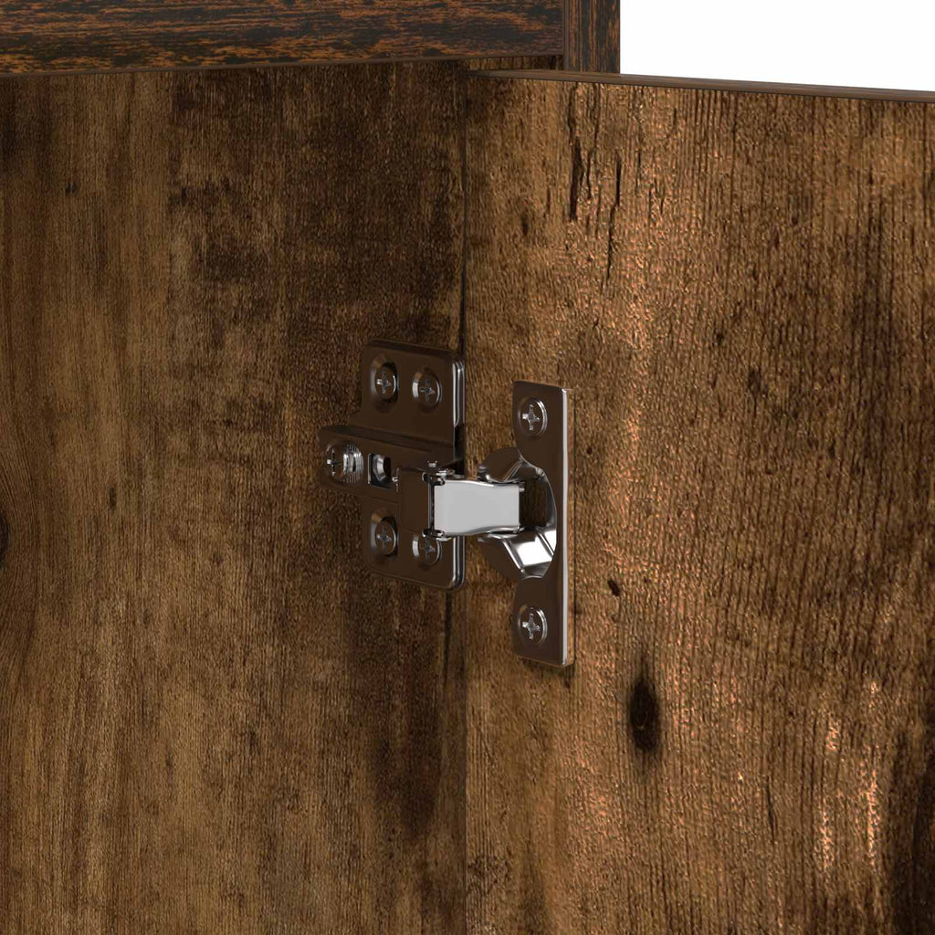 Schuhschrank Geräucherte Eiche 100 x 39,5 x 51 cm Holzwerkstoff
