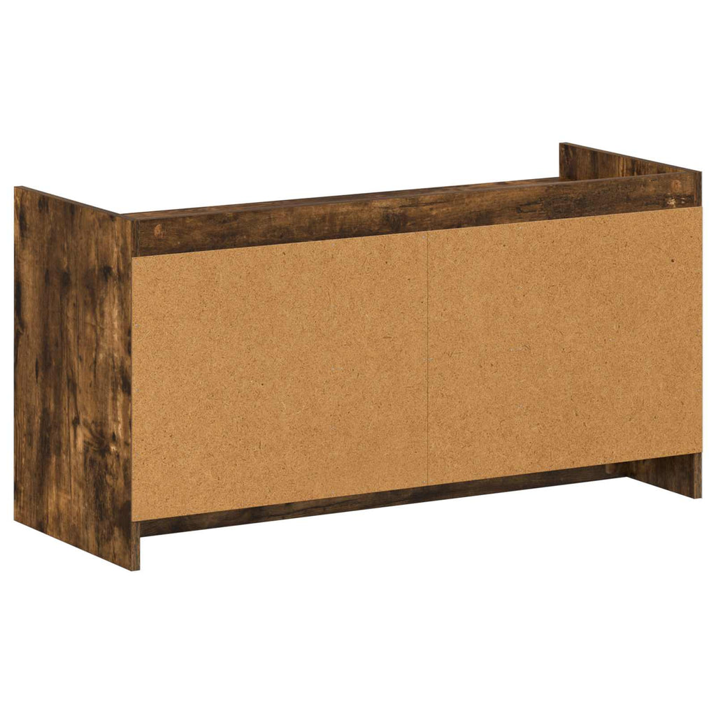 Schuhschrank Geräucherte Eiche 100 x 39,5 x 51 cm Holzwerkstoff