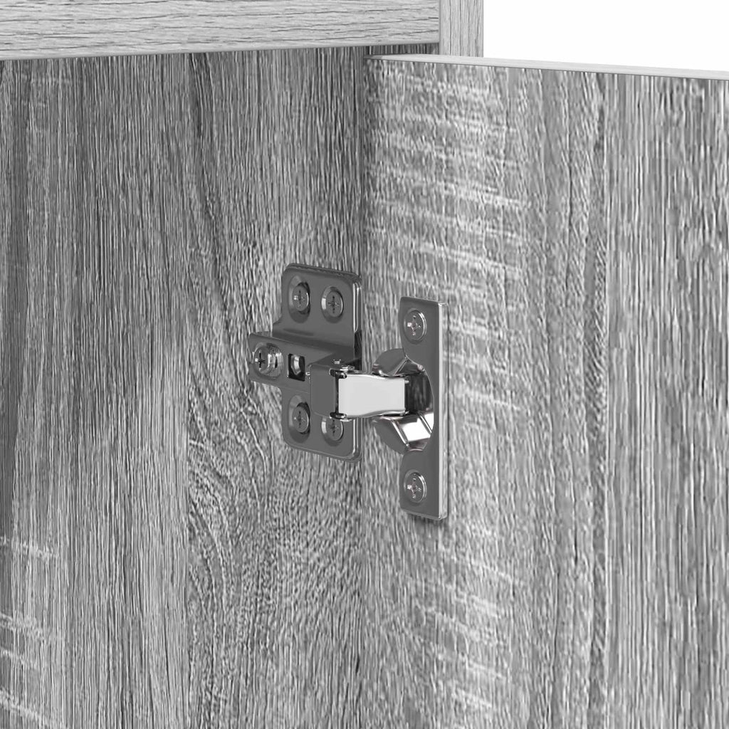 Schuhschrank Grau Sonoma 100 x 39,5 x 51 cm Holzwerkstoff