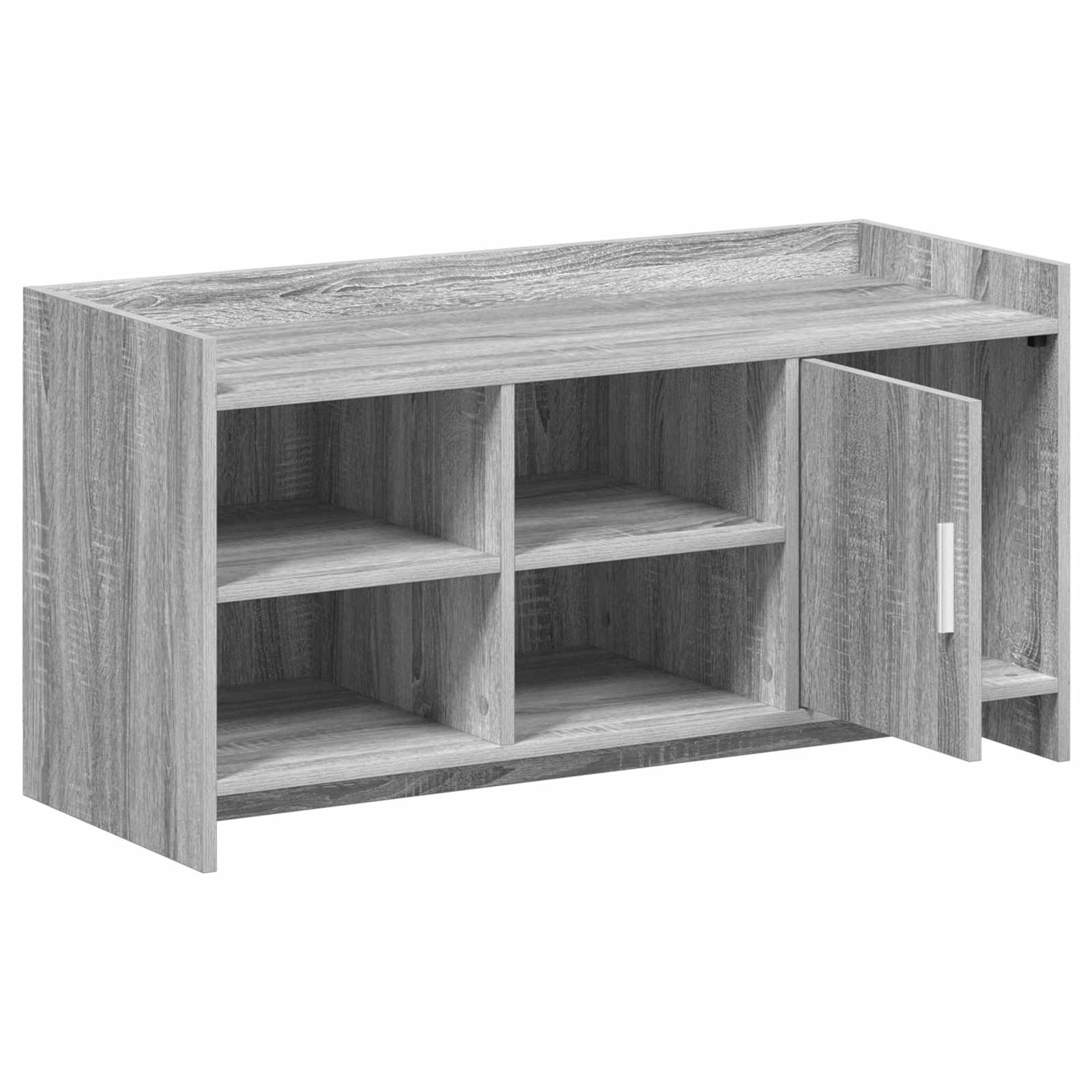 Schuhschrank Grau Sonoma 100 x 39,5 x 51 cm Holzwerkstoff