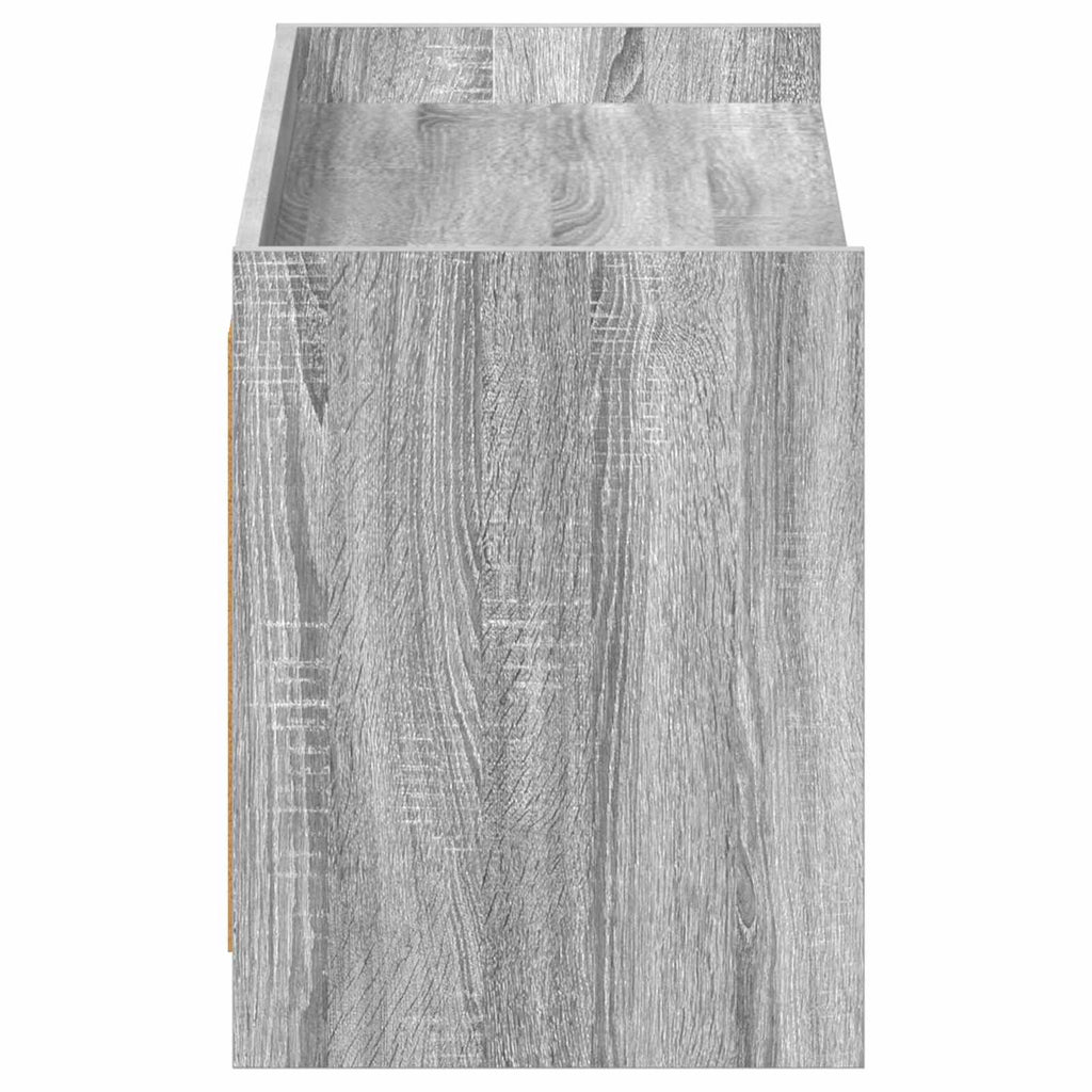 Schuhschrank Grau Sonoma 100 x 39,5 x 51 cm Holzwerkstoff