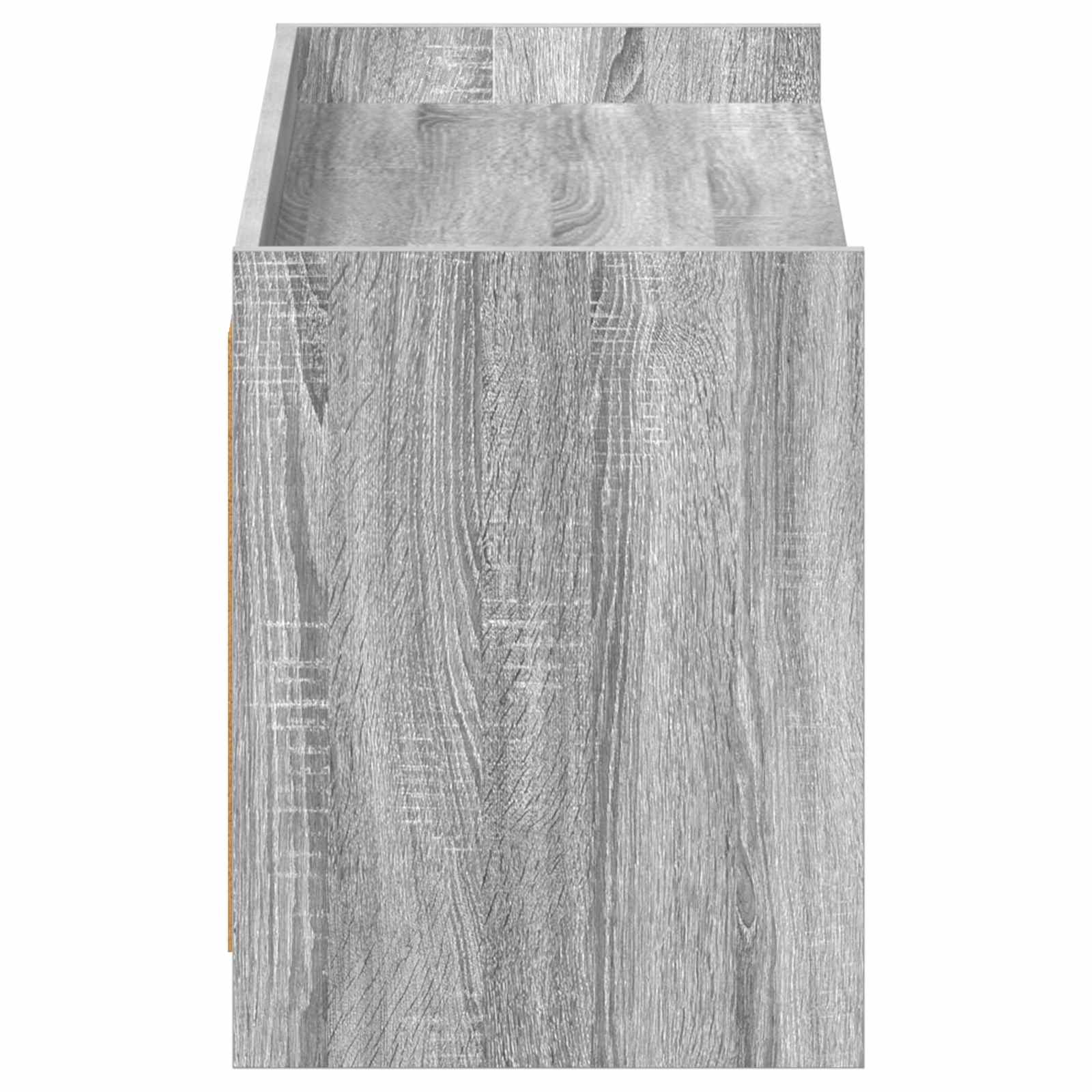 Schuhschrank Grau Sonoma 100 x 39,5 x 51 cm Holzwerkstoff