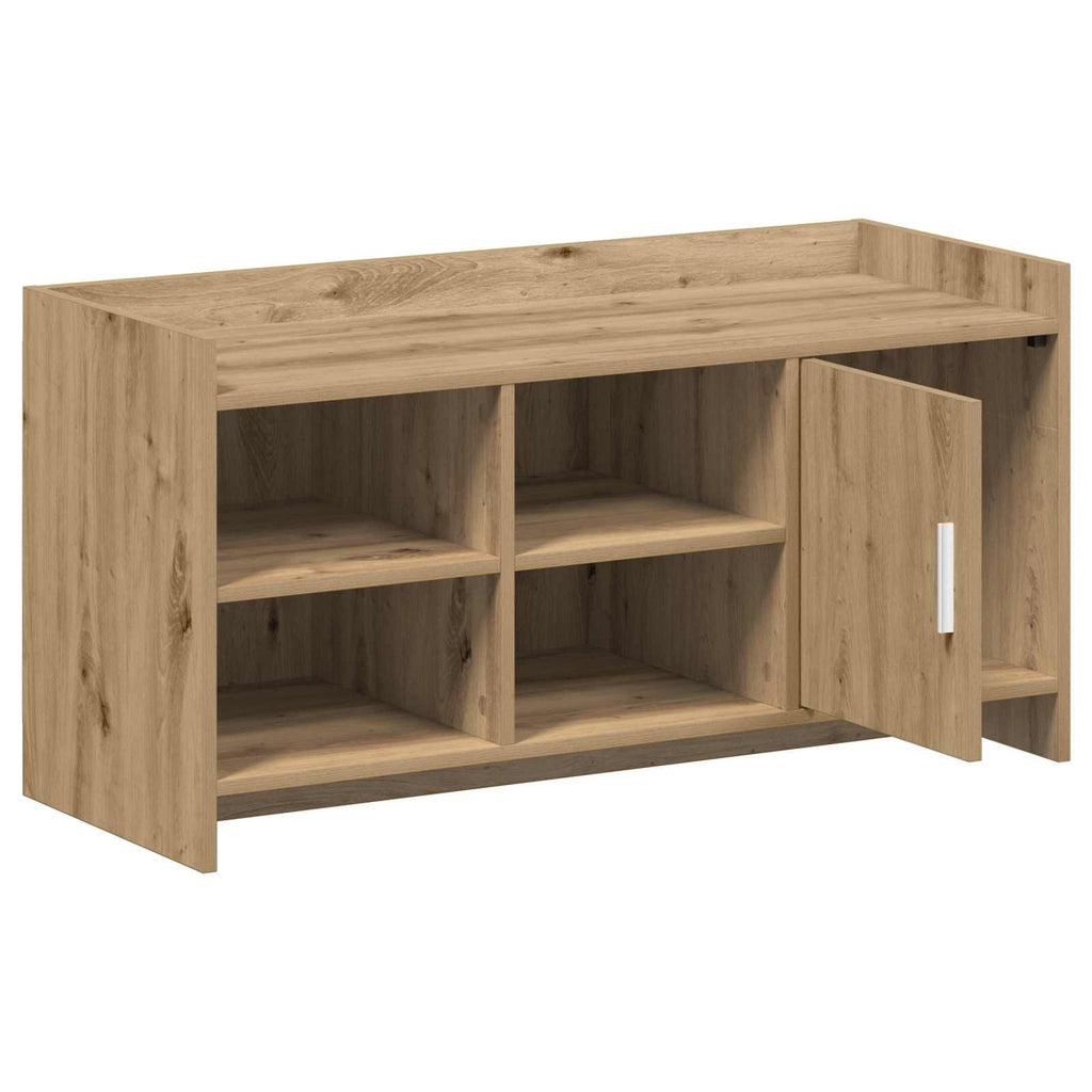 Schuhschrank Artisan-Eiche 100 x 39,5 x 51 cm Holzwerkstoff