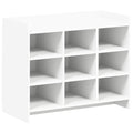 Schuhschrank mit Speicher Weiß 85 x 39,5 x 70 cm Holzwerkstoff