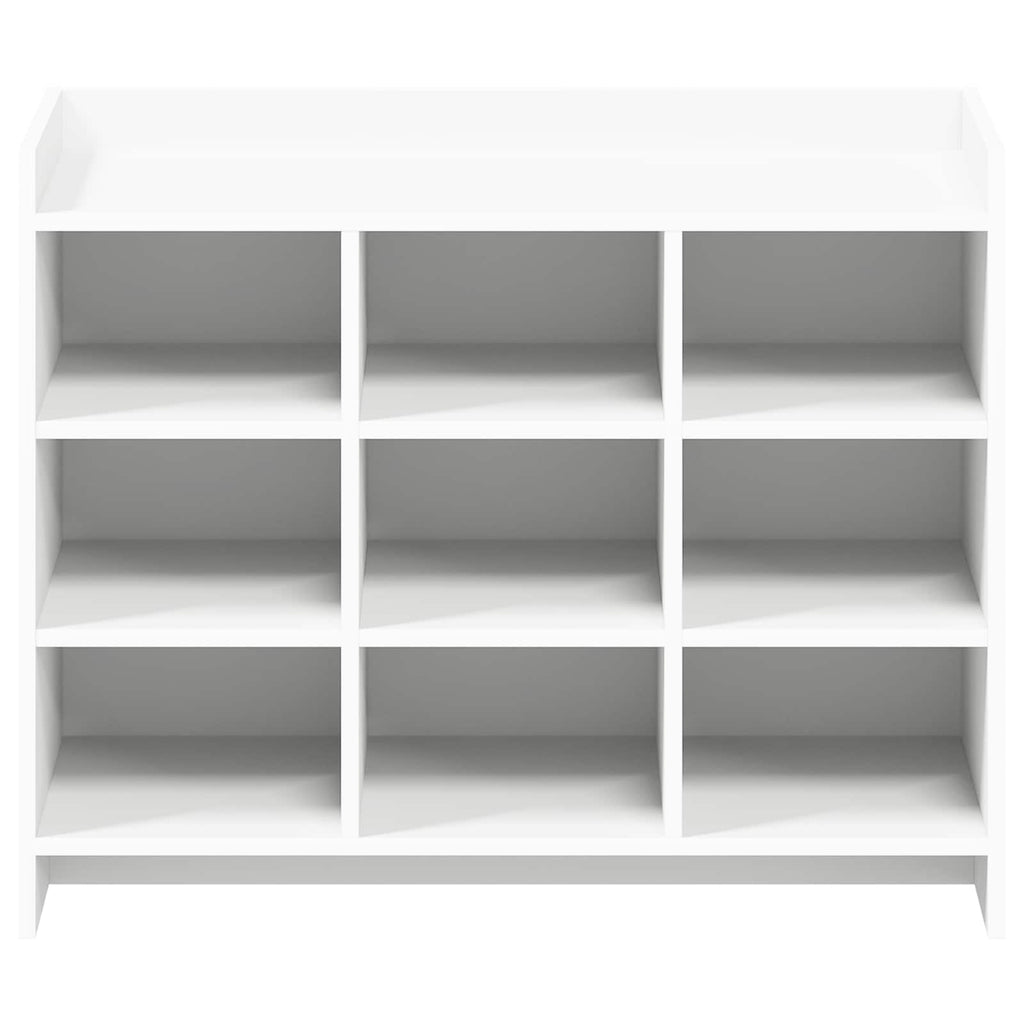Schuhschrank mit Speicher Weiß 85 x 39,5 x 70 cm Holzwerkstoff
