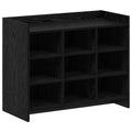 Schuhschrank Schwarze Eiche 85 x 39,5 x 70 cm Holzwerkstoff
