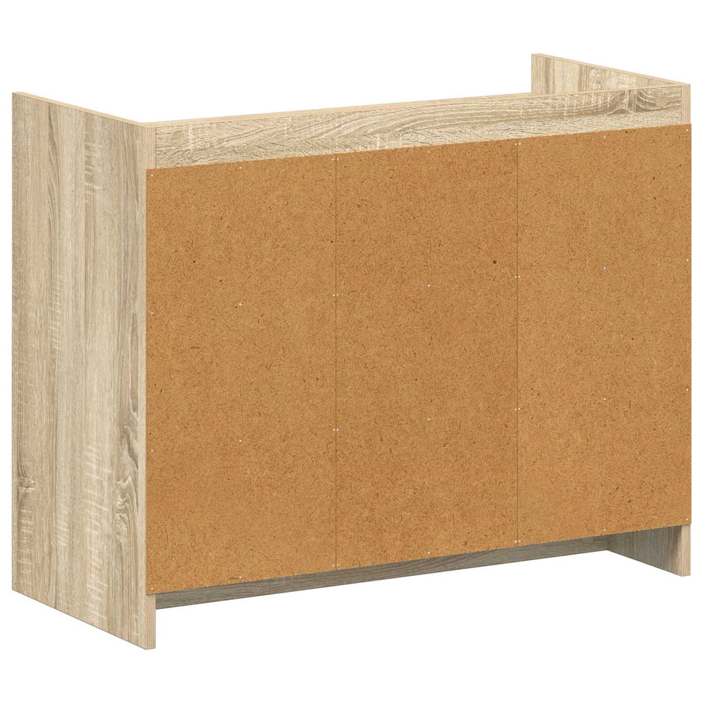 Schuhschrank Sonoma-Eiche 85 x 39,5 x 70 cm Holzwerkstoff