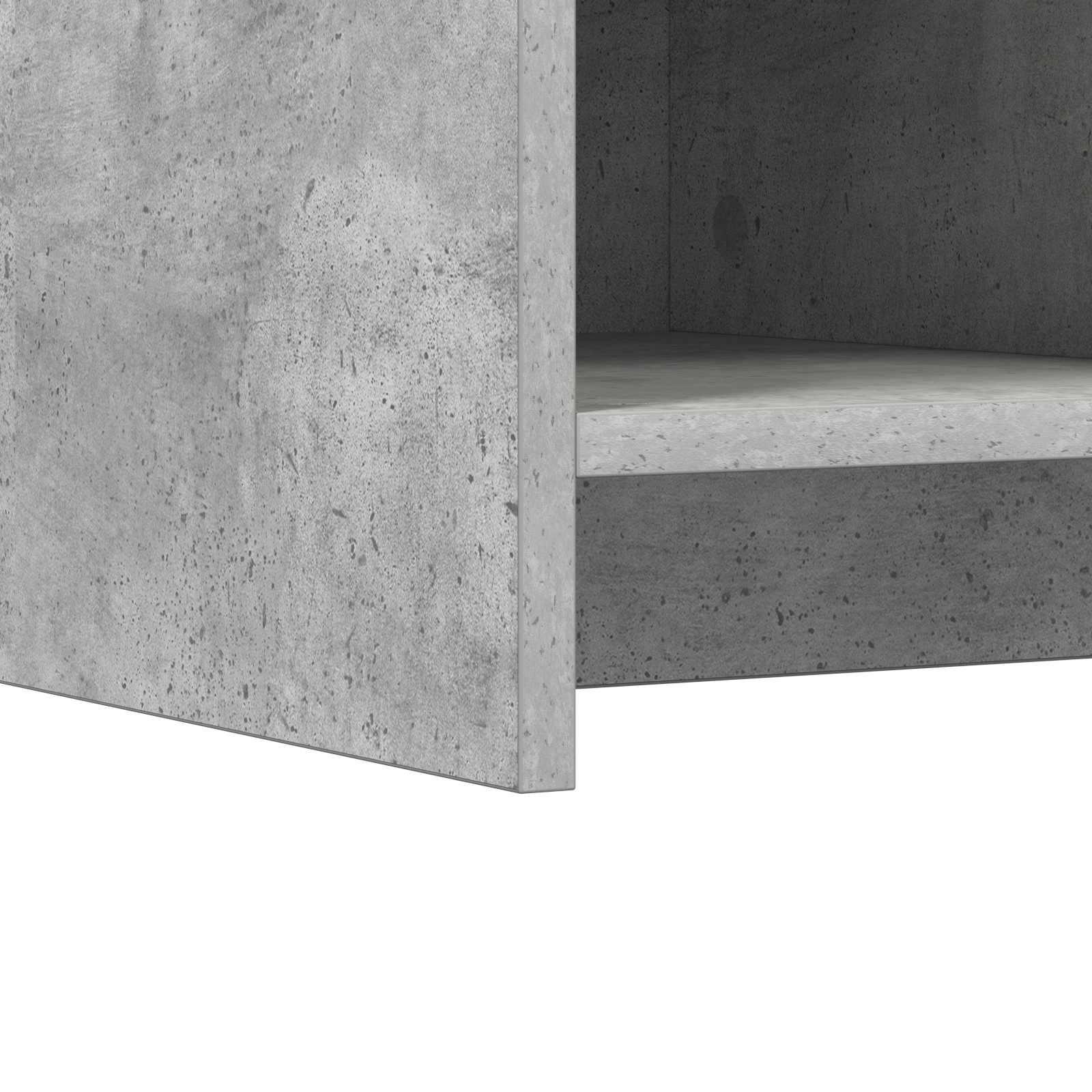 Schuhschrank Betongrau 85 x 39,5 x 70 cm Holzwerkstoff