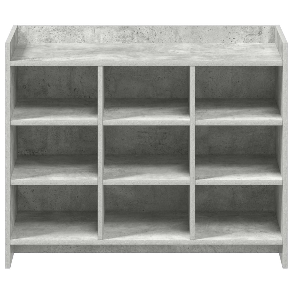 Schuhschrank Betongrau 85 x 39,5 x 70 cm Holzwerkstoff