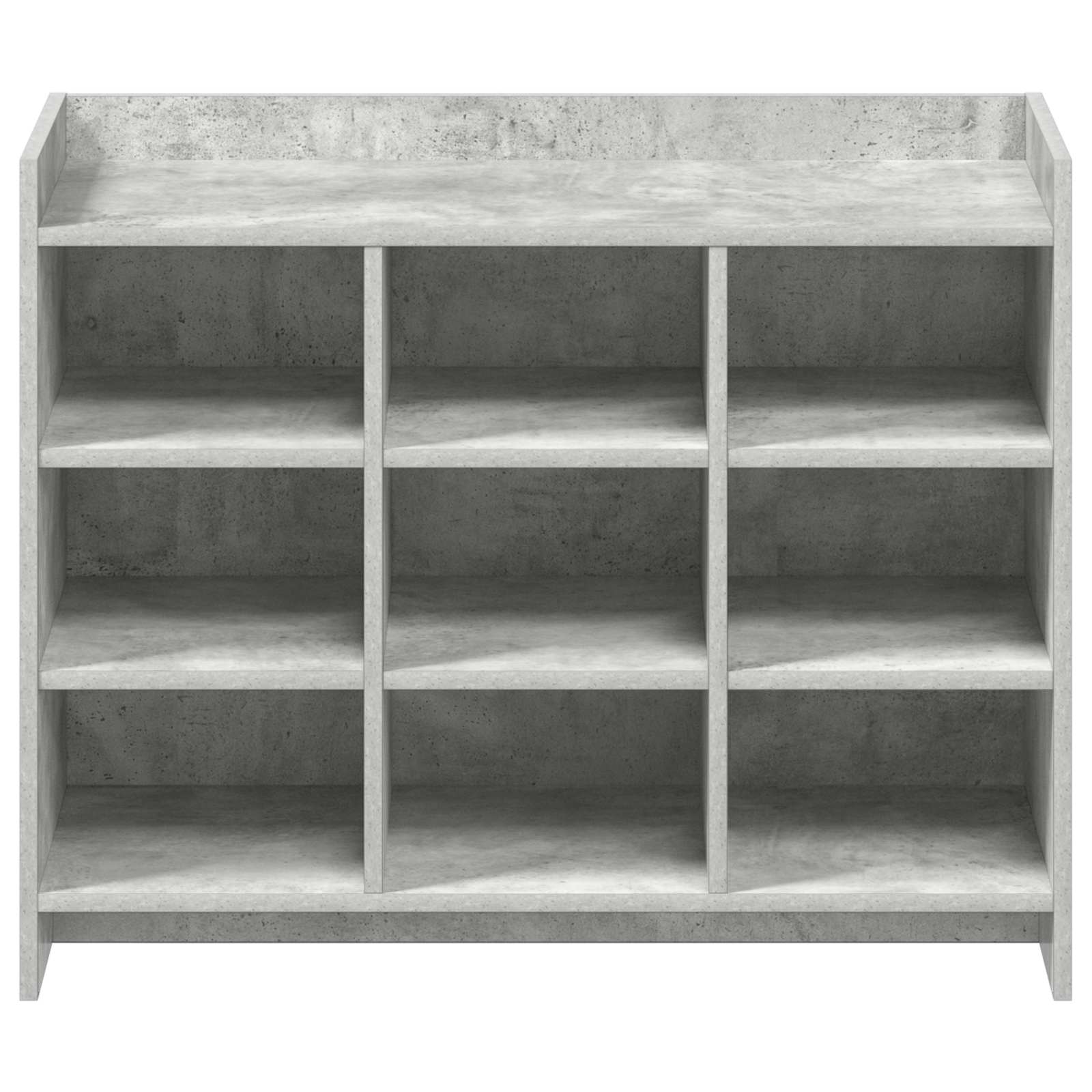 Schuhschrank Betongrau 85 x 39,5 x 70 cm Holzwerkstoff
