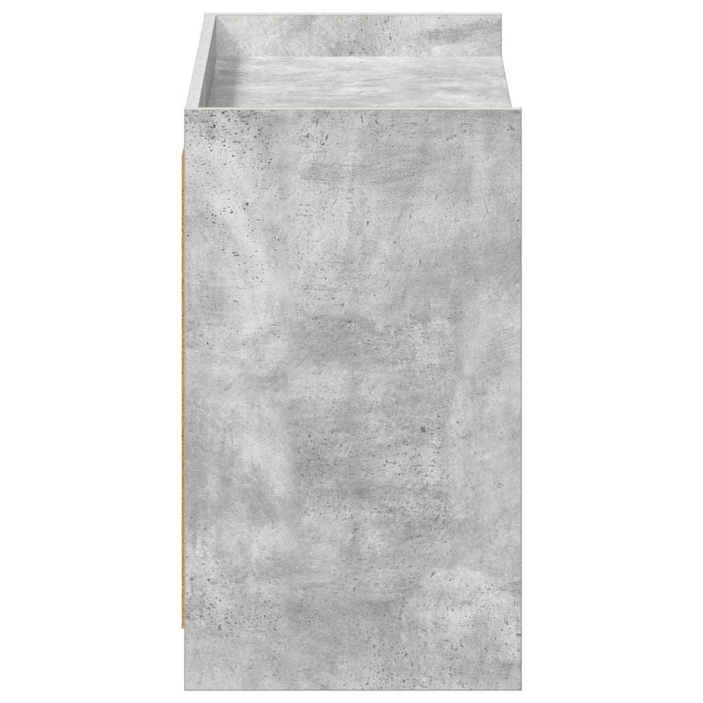 Schuhschrank Betongrau 85 x 39,5 x 70 cm Holzwerkstoff
